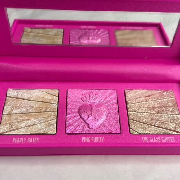 BRAND NEW Jeffree Star Pink Religion Sacred Glass Highlighter Palette RARE - Picture 5 of 5